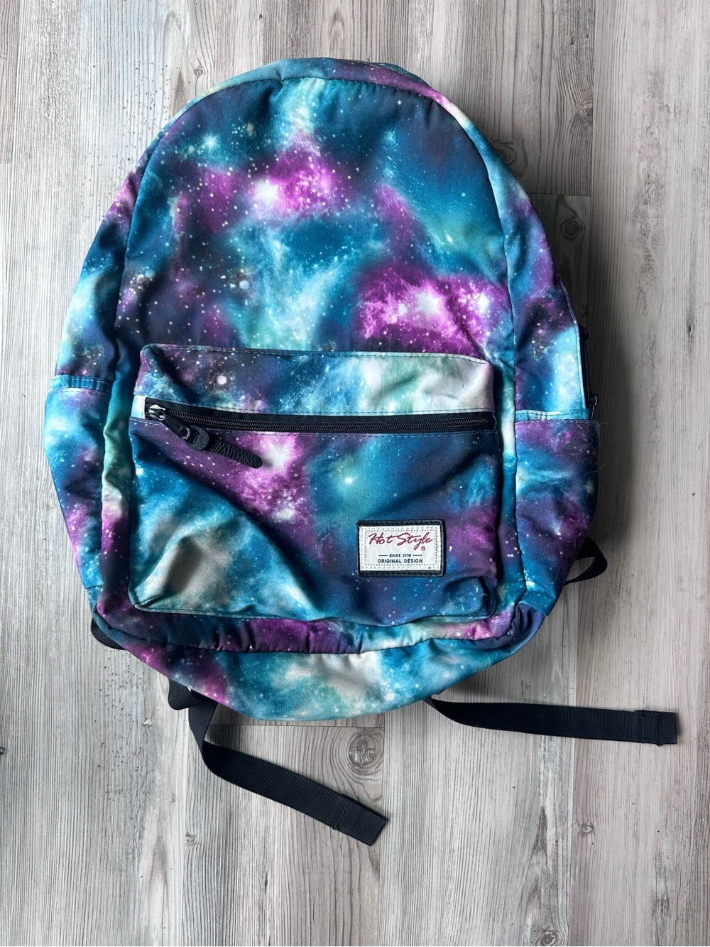 Hot Style Galaxy Backpack Blue Pink Cosmic Space Print School Travel Bag